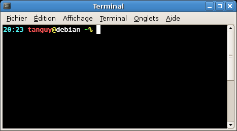 Le terminal Gnome